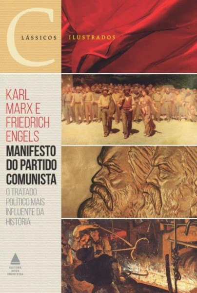 Capa de Manifesto do partido comunista - Karl Marx; Friedrich Engels