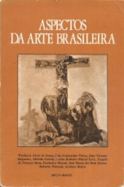 Capa de ASPECTOS DA ARTE BRASILEIRA - Organização FUNARTE