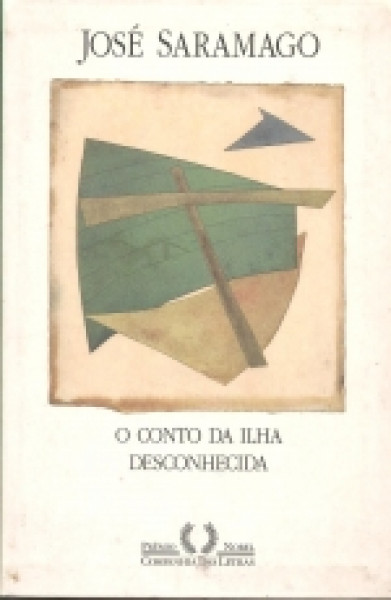 Capa de O conto da ilha desconhecida - José Saramago