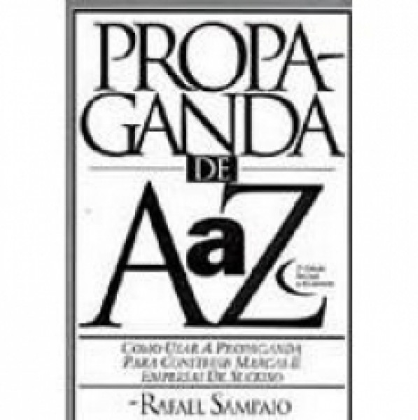 Capa de Propaganda de A a Z - Rafael Sampaio