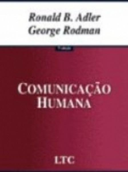 Capa de Comunicação humana - Ronald Addler; George Rodman