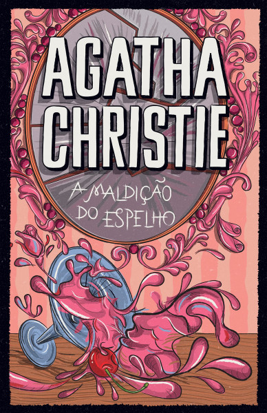 Capa de A maldição do espelho - Agatha Christie