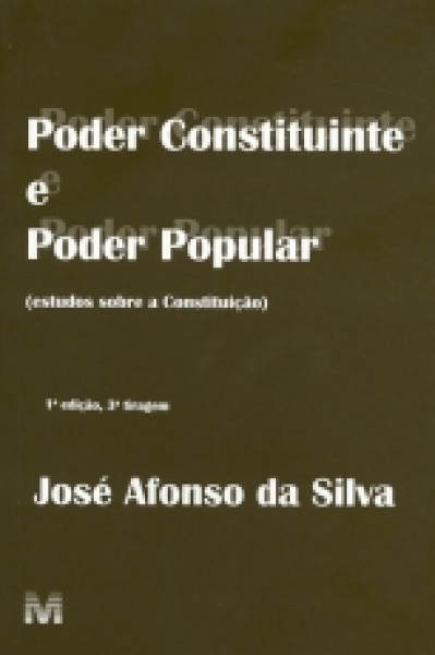 Capa de Poder constituinte e poder popular - Jose Afonso da Silva