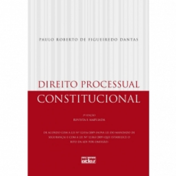Capa de Direito processual constitucional - Paulo Roberto de Figueredo Dantas