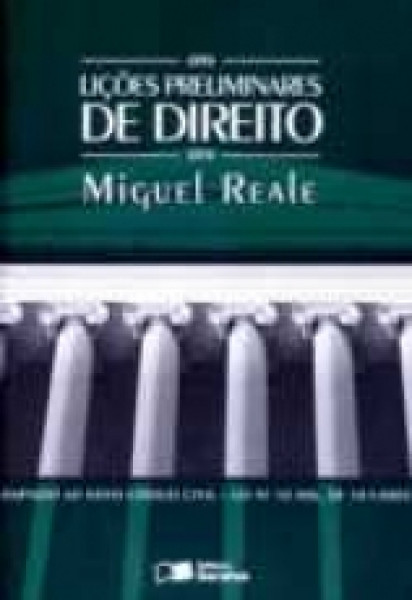 Capa de Lições preliminares de direito - Miguel Reale