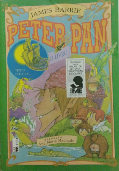 Capa de Peter Pan - James Barrie