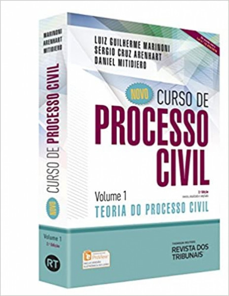 Capa de Curso de processo civil volume 1 - Luiz Guilherme Marinoni