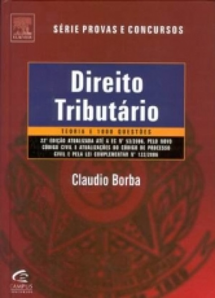 Capa de Direito tributario - Cláudio Borba