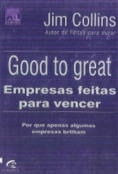 Capa de Good to great - Jim Collins