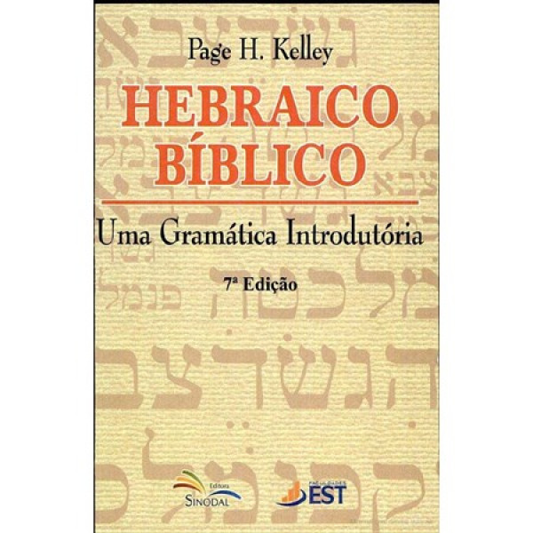 Capa de Hebraico Bíblico - Page H. Kelley