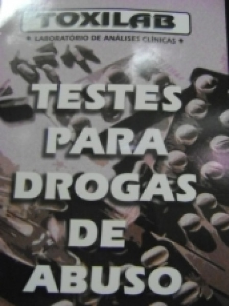 Capa de Testes para drogas de abuso - Laboratório de Análises Clinicas