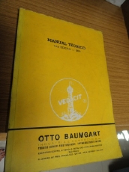 Capa de Manual Técnico - Vedacit - Otto Baumgart