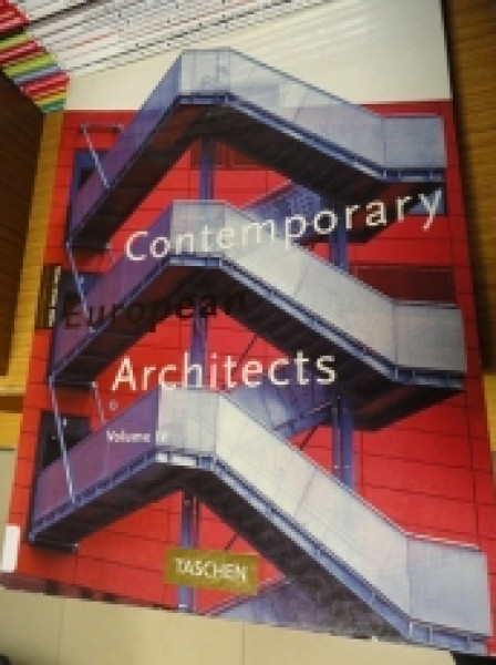 Capa de Contemporary European Architects - 