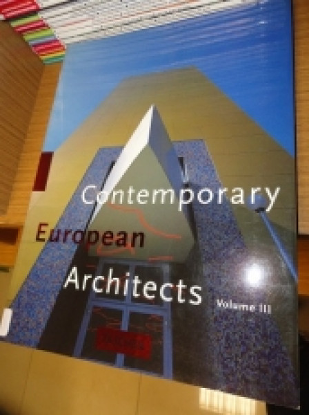 Capa de Contemporary European Architects - 