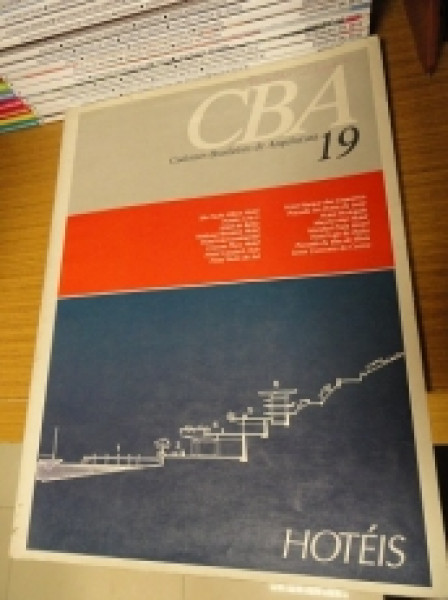 Capa de CBA - Cadernos Brasileiros de Arquitetura 19 - 