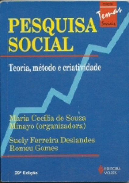 Capa de Pesquisa social - Maria Cecília de Souza Minayo