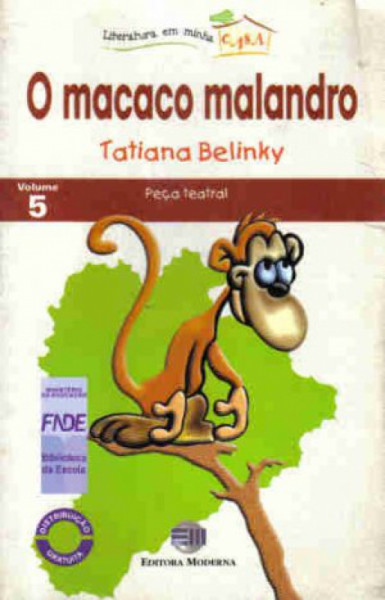 Capa de O macaco malandro - Tatiana Belinky