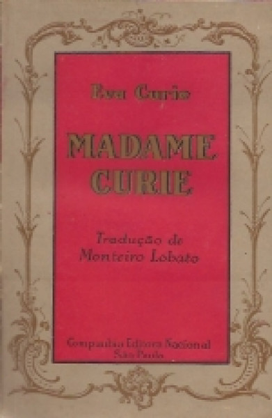 Capa de Madame Curie - Eva Curie