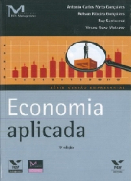 Capa de Economia aplicada - Antonio Carlos; Robson Ribeiro; Ruy Santacruz; Virene  Roxo