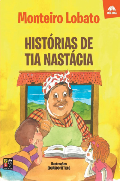 Capa de Histórias de Tia Nastácia - Monteiro Lobato