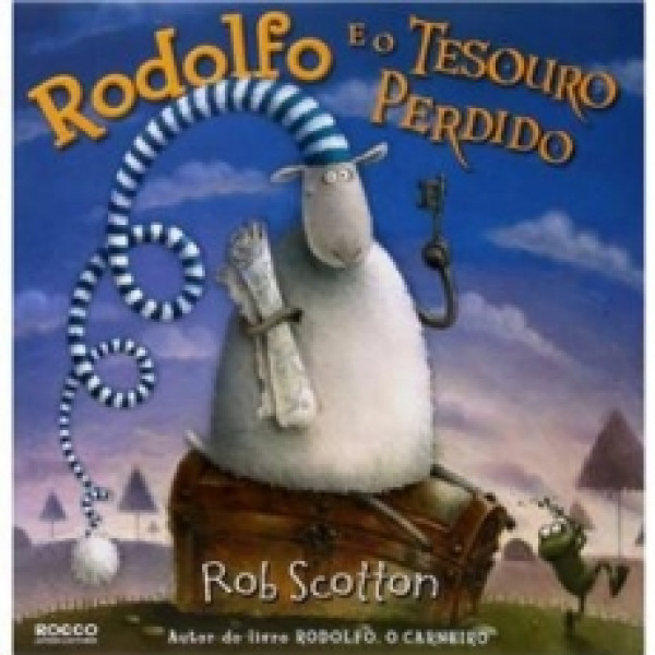Capa de Rodolfo e o tesouro perdido - Rob Scotton