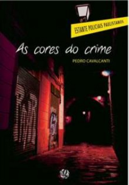 Capa de As cores do Crime - Pedro Cavalcanti
