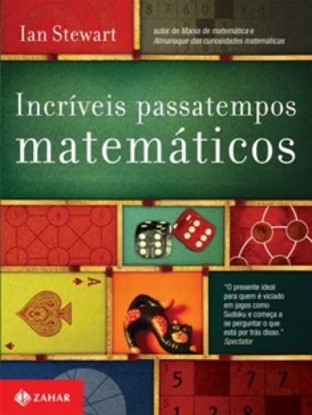 Capa de Incríveis Passatempos Matemáticos - Ian Stewart
