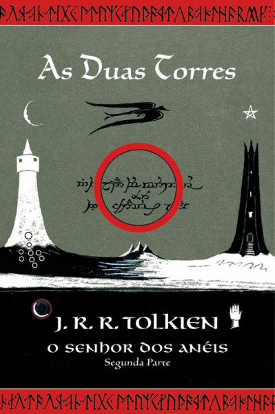 Capa de As duas torres - J. R. R. Tolkien