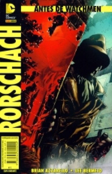 Capa de Antes de Watchmen - Rorschach - Brian Azzarello; Lee Bermejo