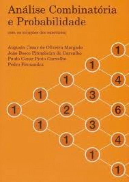 Capa de Análise Combinatória e Probabilidade - Morgado, Pitombeira, Cezar Carvalho e Pedro Fernandez