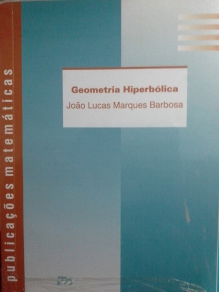 Capa de Geometria Hiperbólica - João Lucas Marques Barbosa