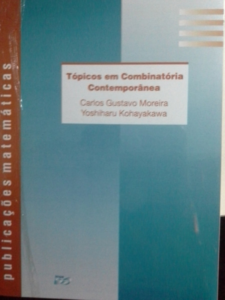 Capa de Tópicos em combinatória contemporânea - Moreira e Kohayakawa