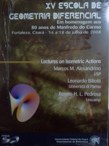 Capa de Lectures on Isometric Actions - Biliotti e Pedrosa