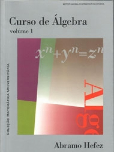 Capa de Curso de álgebra - Abramo Hefez