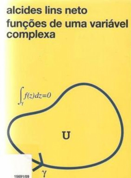 Capa de Funções de uma variável complexa - Alcides Lins Neto