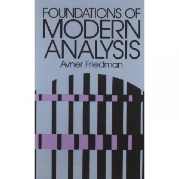 Capa de Foundations of Modern analysis - Avner Friedman