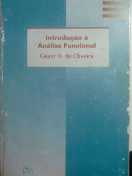 Capa de Introdução à Análise funcional - César Oliveira
