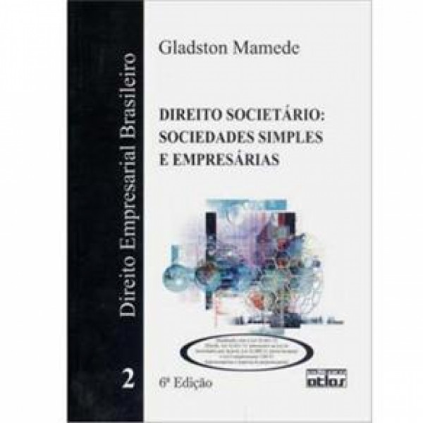 Capa de Direito societário - Gladston Mamede
