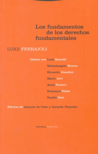Capa de Los fundamentos de los derechos fundamentales - Luigi Ferrajoli