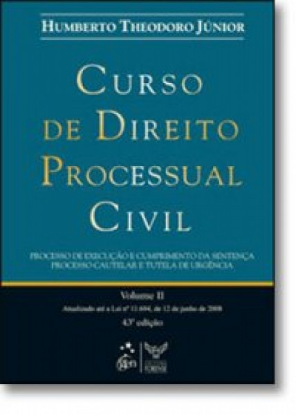 Capa de Curso de direito processual civil volume 2 - Humberto Theodoro Júnior