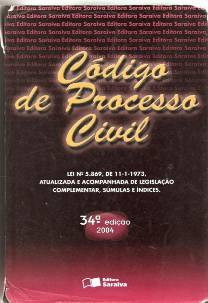 Capa de Código de Processo Civil - Brasil