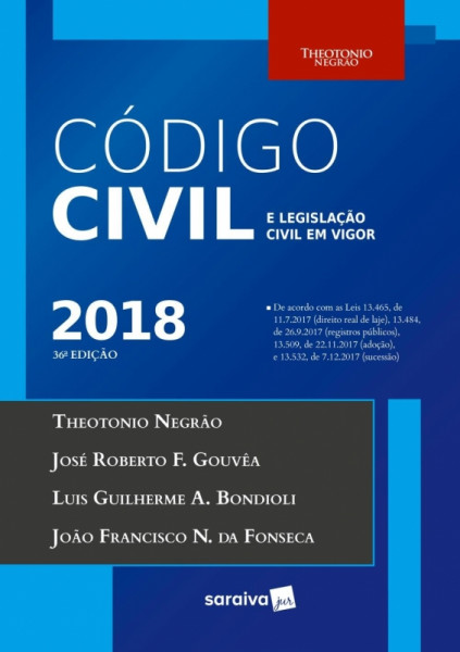 Capa de Código civil comentado - Theotonio Negrão; José Roberto F. Gouvêa; Luis Guilherme A. Bondioli; João Francisco N. da Fonseca