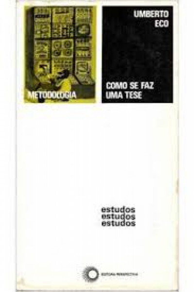 Capa de Como se faz uma tese - Umberto Eco