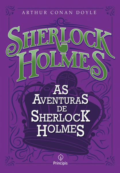 Capa de As aventuras de Sherlock Holmes - Arthur Conan Doyle