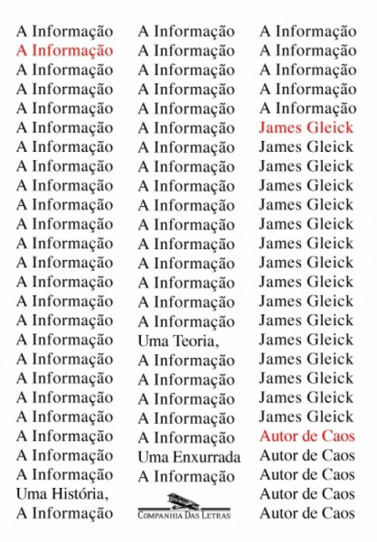 Capa de A informação - James Gleick