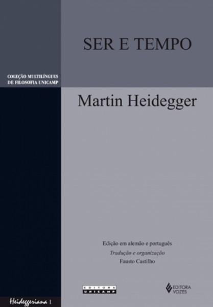 Capa de Ser e tempo - Martin Heidegger
