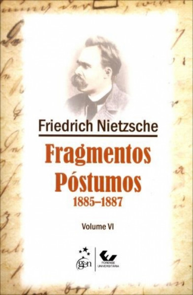 Capa de Fragmentos Póstumos volume VI - Friedrich Nietzsche
