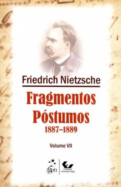 Capa de Fragmentos póstumos volume VII - Friedrich Nietzsche