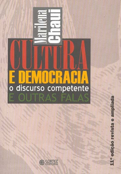 Capa de Cultura e democracia - Marilena Chaui