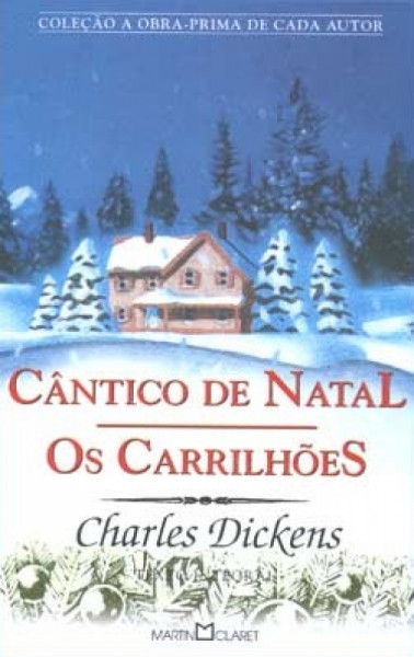 Capa de Cântico de natal; Os carrilhões - Charles Dickens